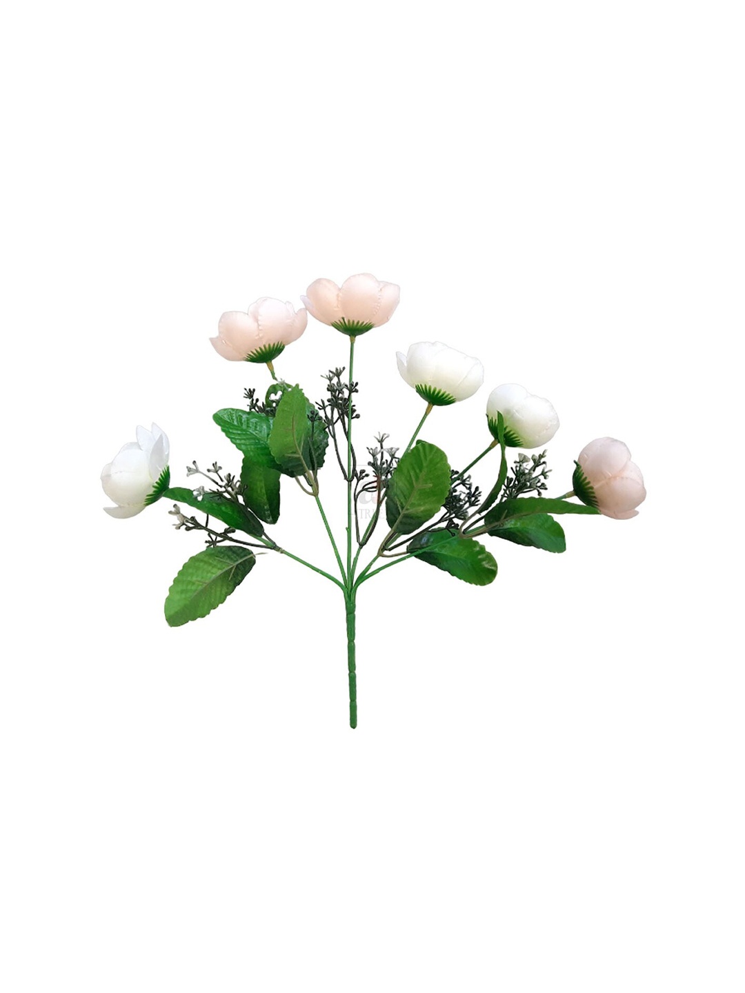Art Street 6 Heads Silk Artificial Flower, Pink