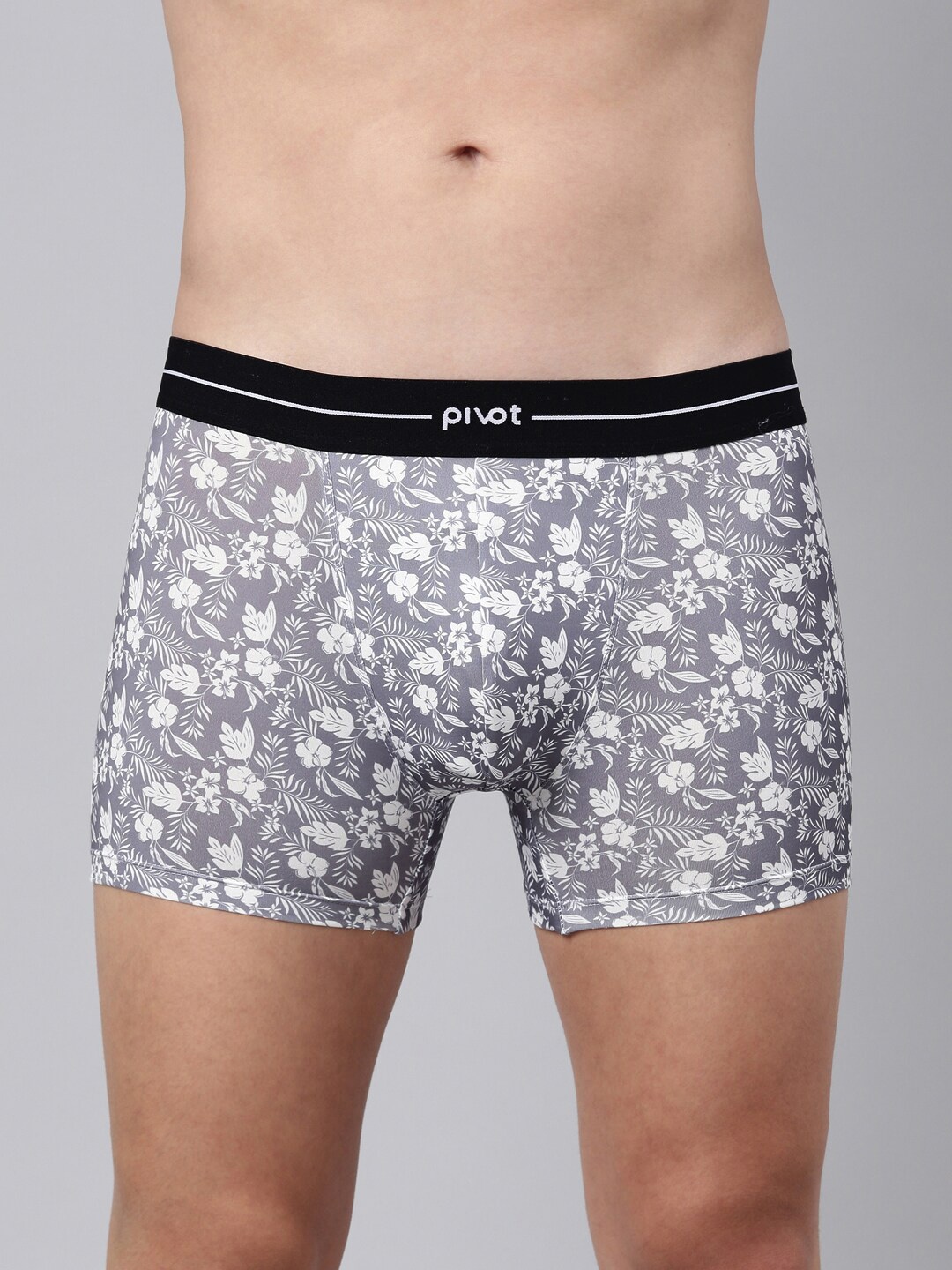 

pivot Men Printed Trunks PT-S23-P1-TRK-19, Grey