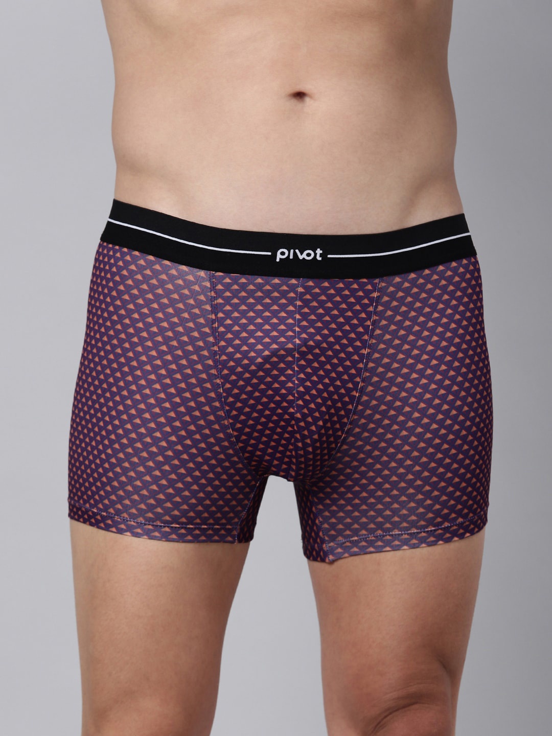 

pivot Men Conversational Printed Trunks, Navy blue