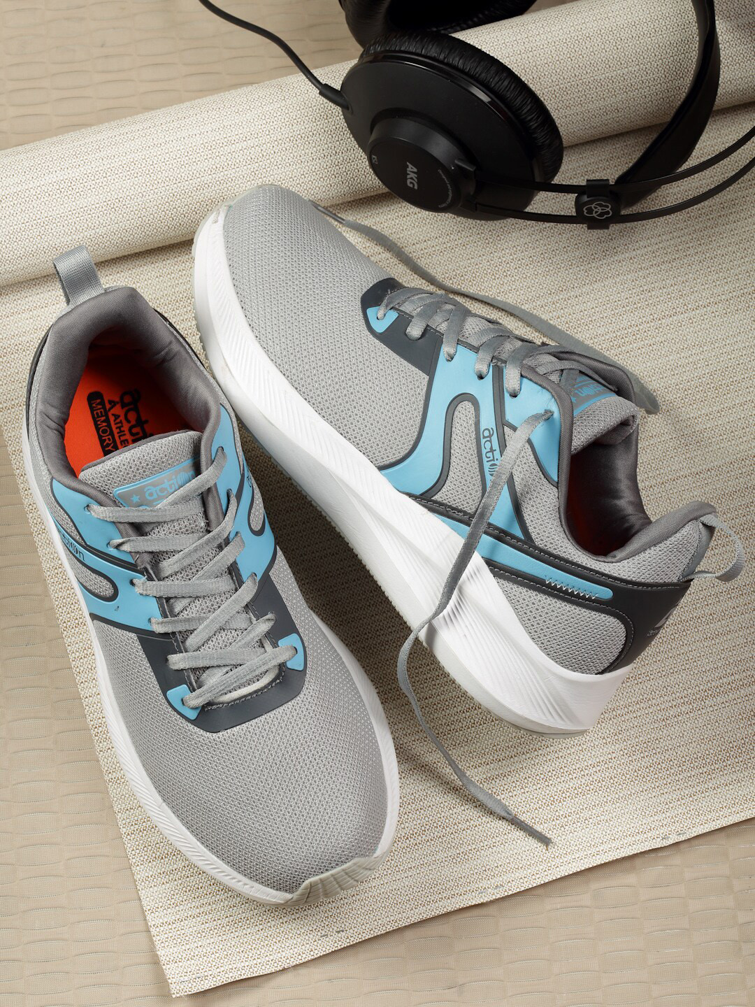 

Action Men Mesh Abzorb Running Shoes, Grey