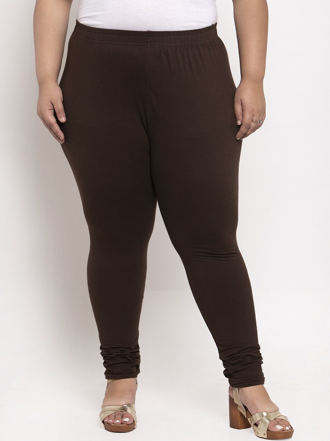 

TAG 7 PLUS Women Churidar-Length Ethnic Leggings, Black