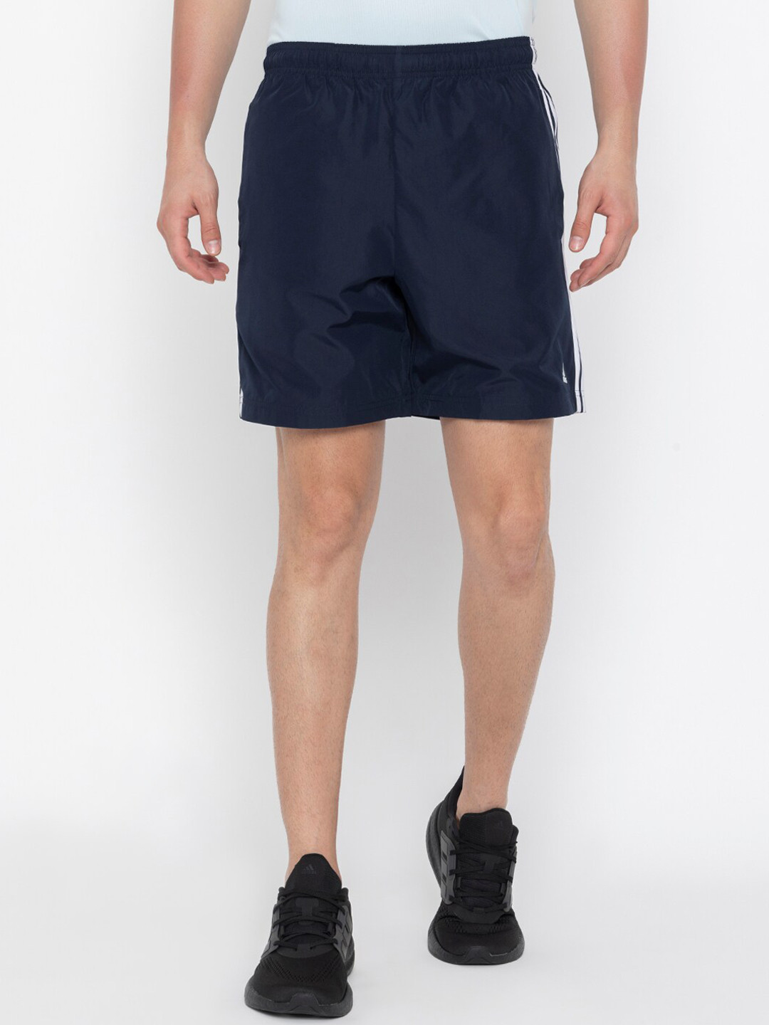 

ADIDAS Men Brand Logo Printed Shorts, Blue