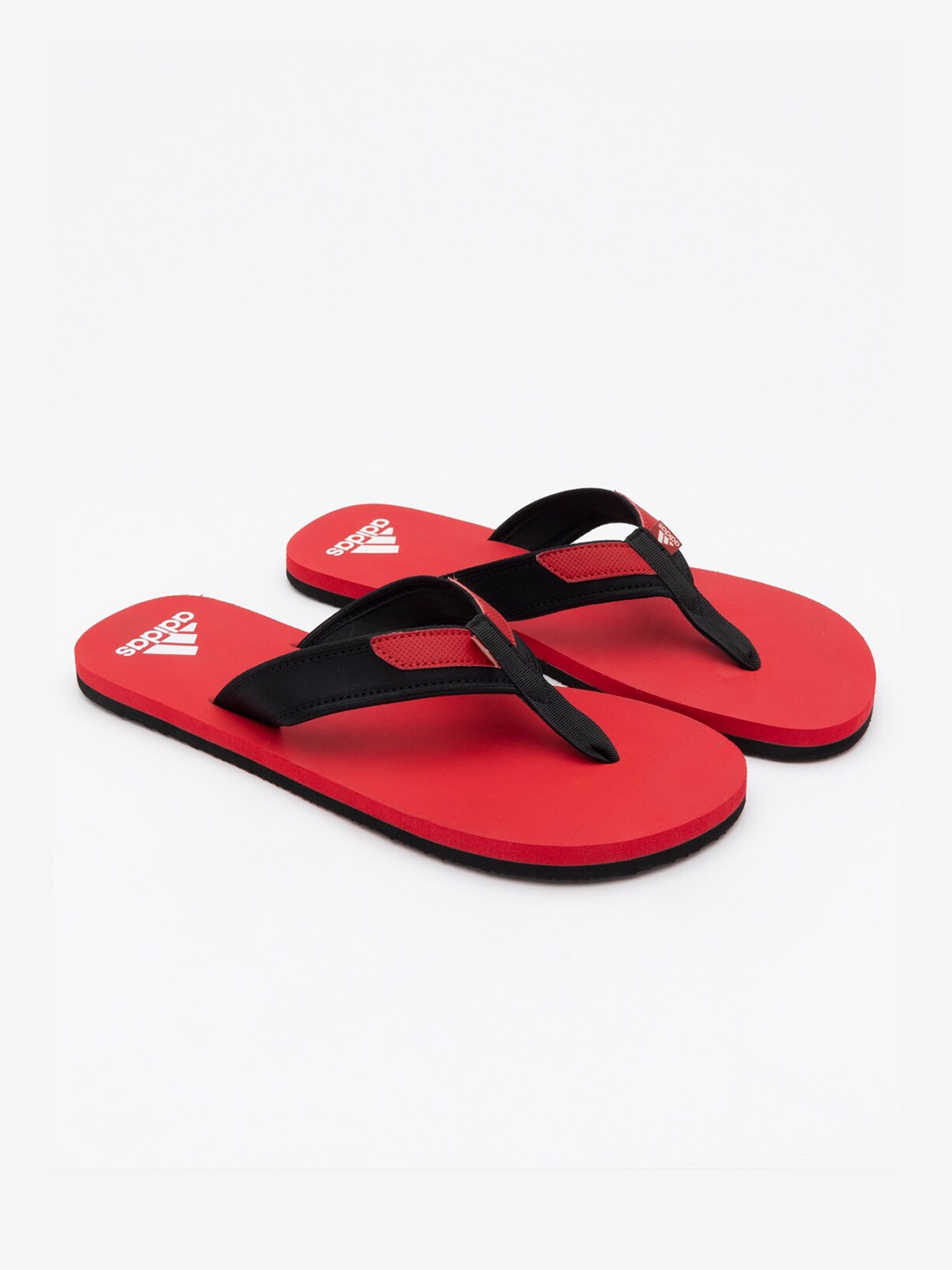 

ADIDAS Men ADI RIO ATTACK 2M Brand Logo Printed Thong Flip Flops, Red