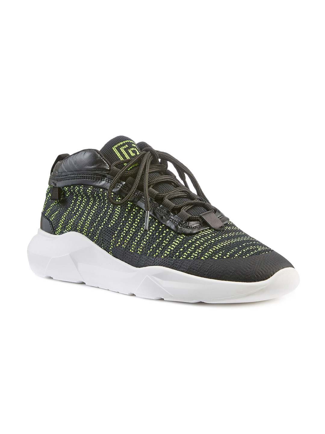 

FREESOUL Woven Design Sneakers, Black