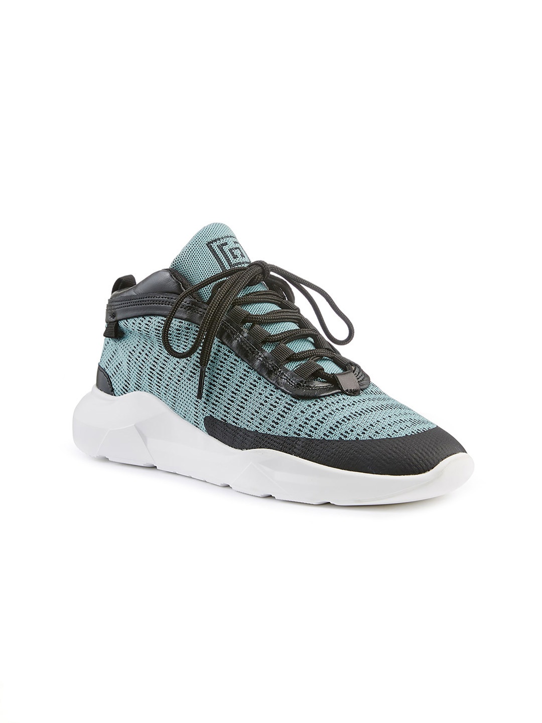 

FREESOUL FREEBEAT Mid Top Woven Design Textile Contrast Sole Sneakers, Multi