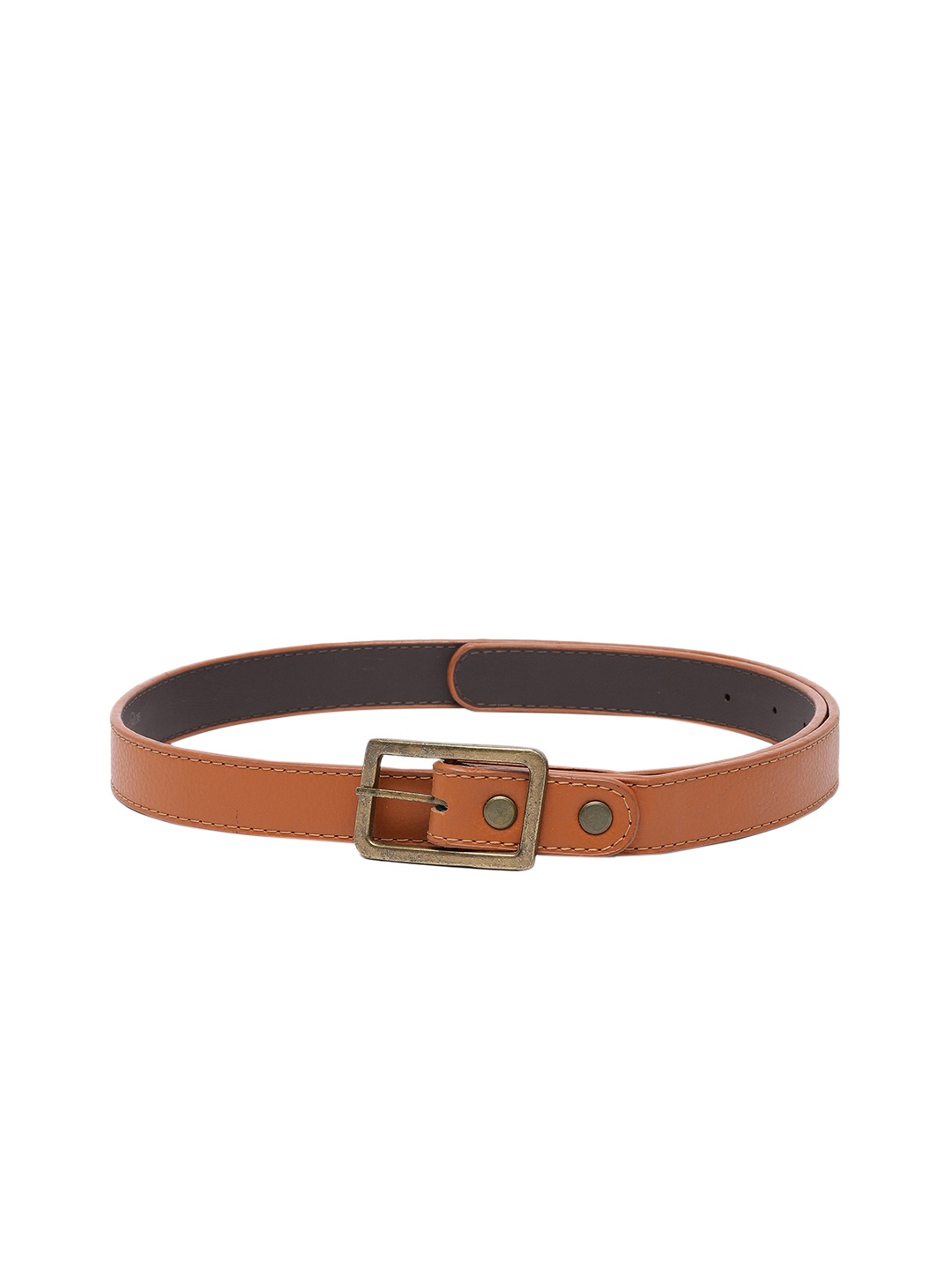 

Baggit Women Solid Slim Belt, Tan