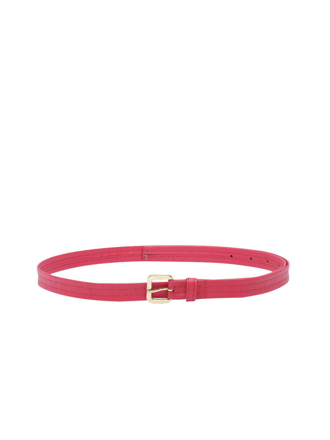 

Baggit Women Solid PU Casual Slim Belt, Fuchsia