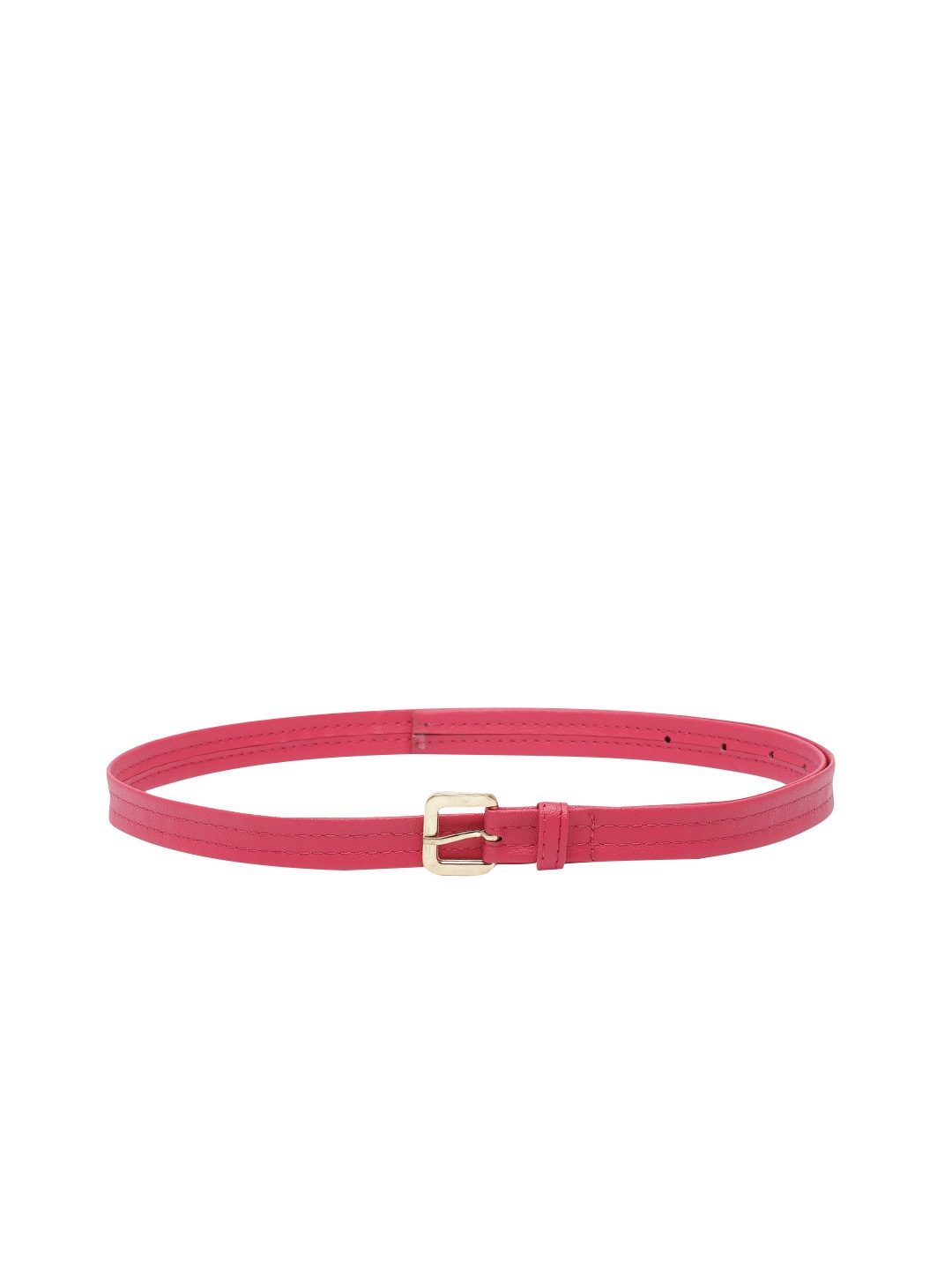 

Baggit Women Solid PU Casual Slim Belt, Fuchsia