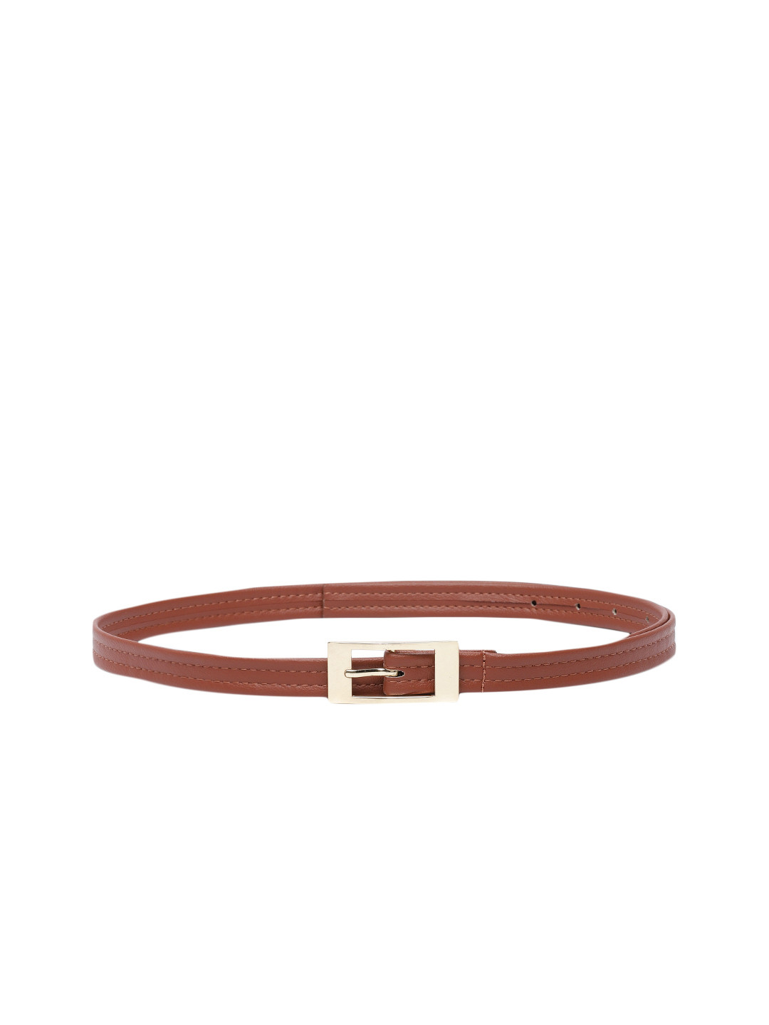 

Baggit Women Solid Slim Belt, Maroon