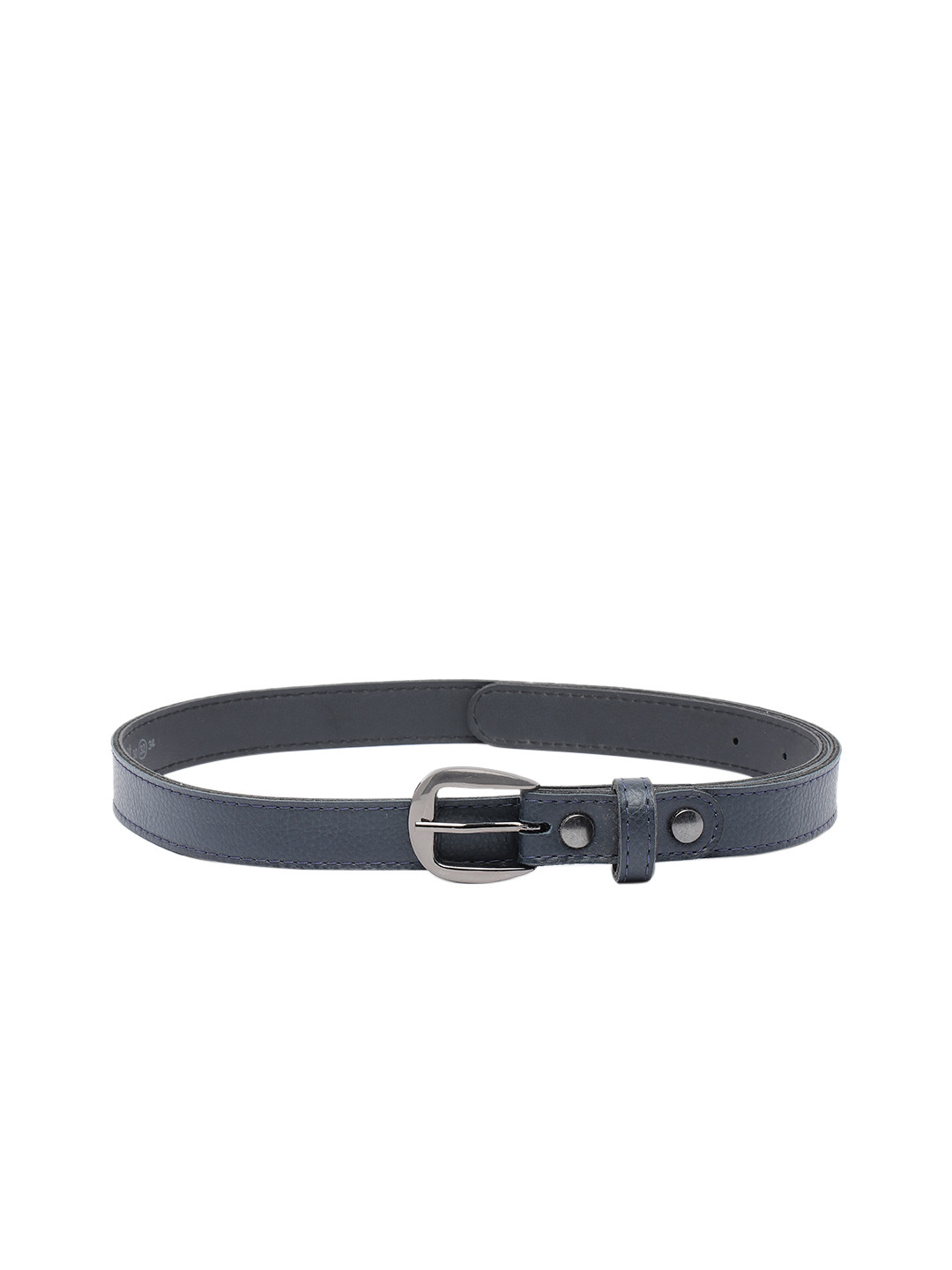 

Baggit Women Textured PU Casual Belt, Navy blue