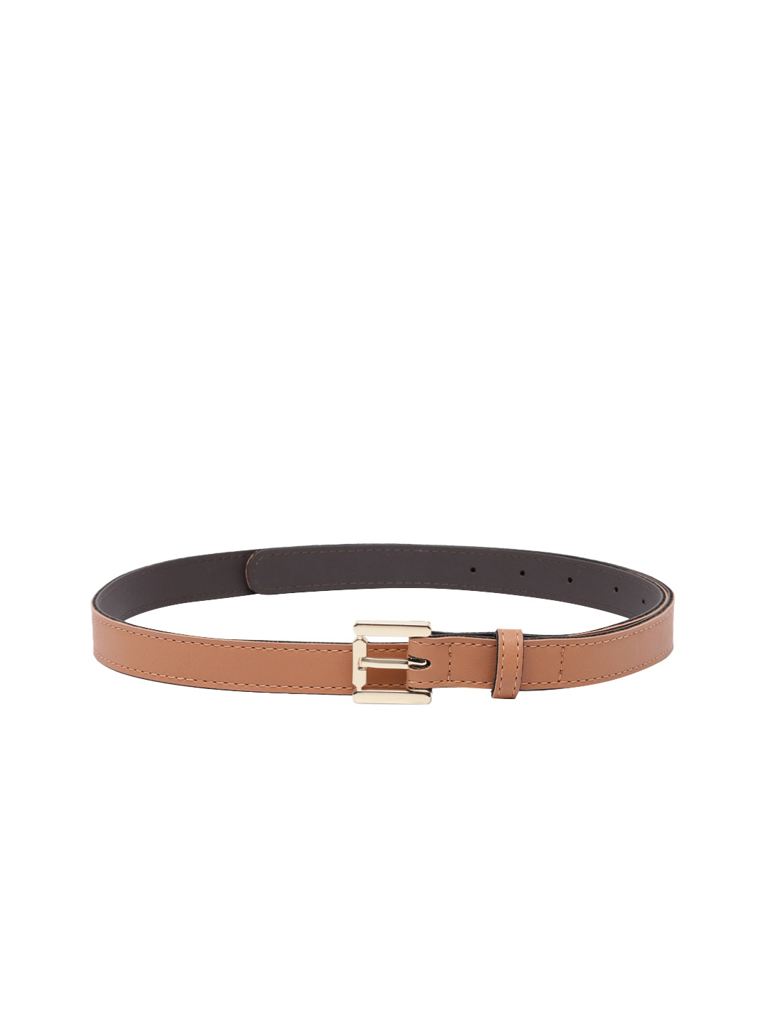 

Baggit Women Solid Slim Belt, Tan