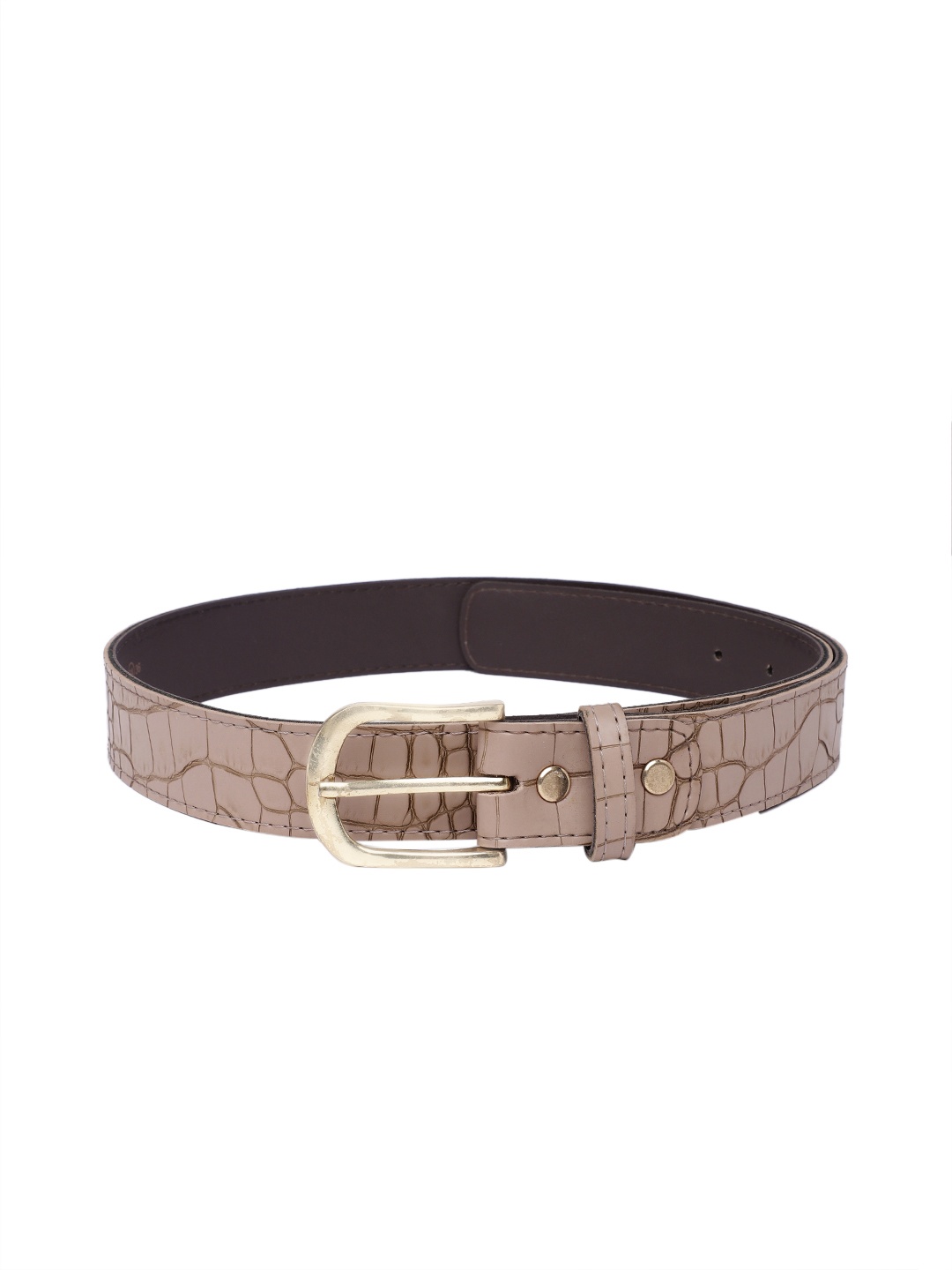 

Baggit Women Animal Textured Belt, Beige