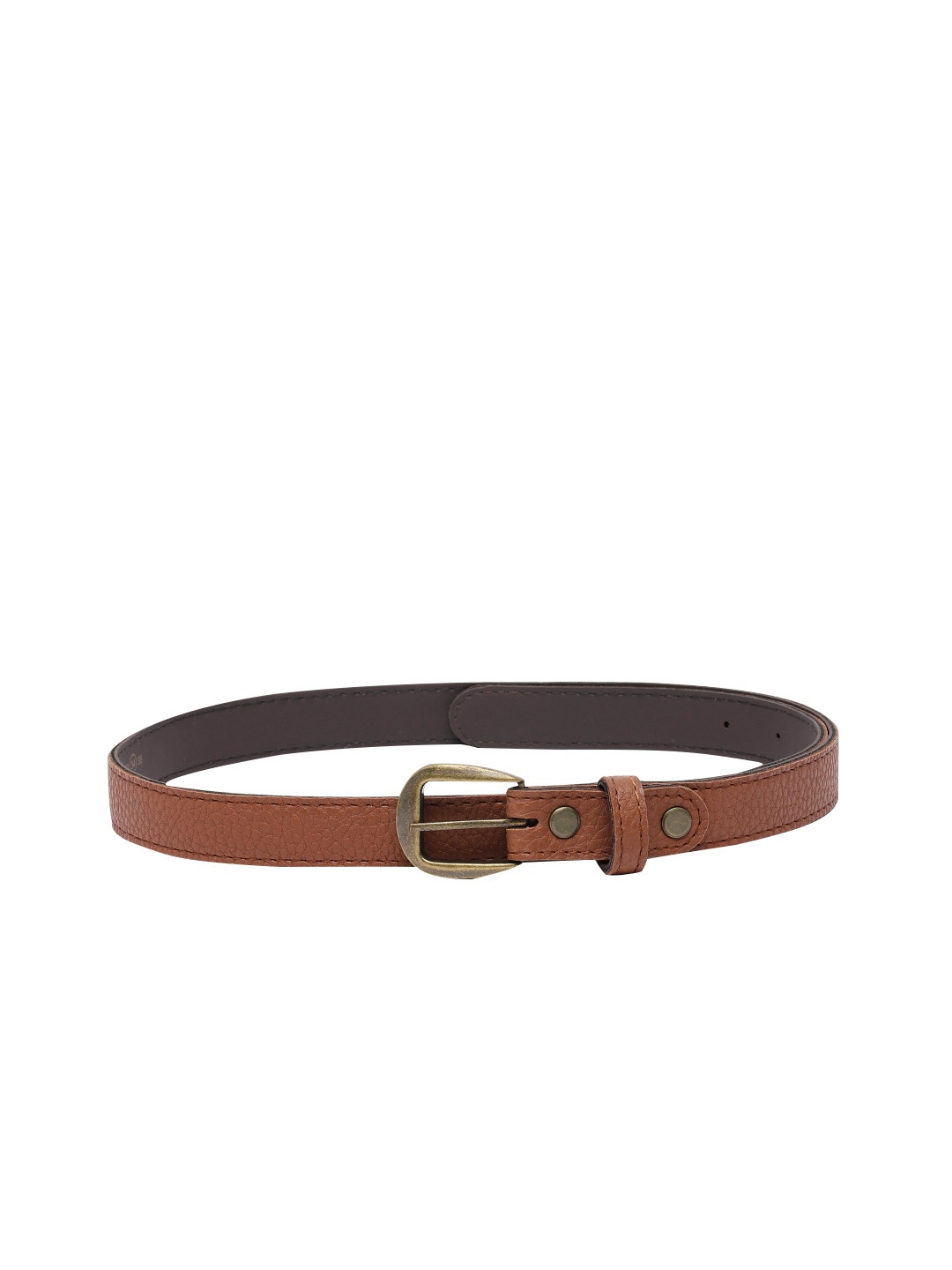 

Baggit Women Textured PU Casual Belt, Tan