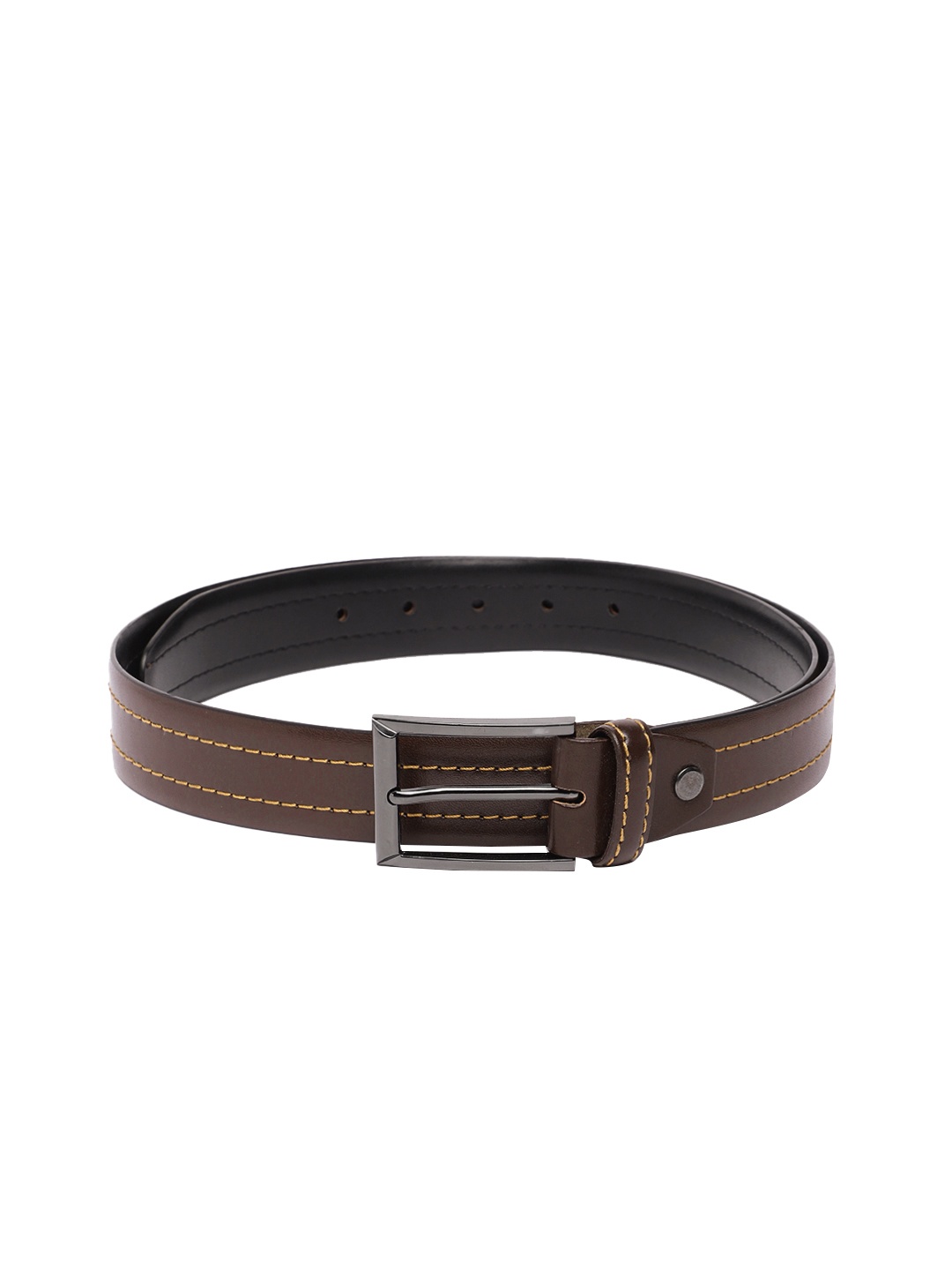 

Baggit Men Solid PU Belt, Brown
