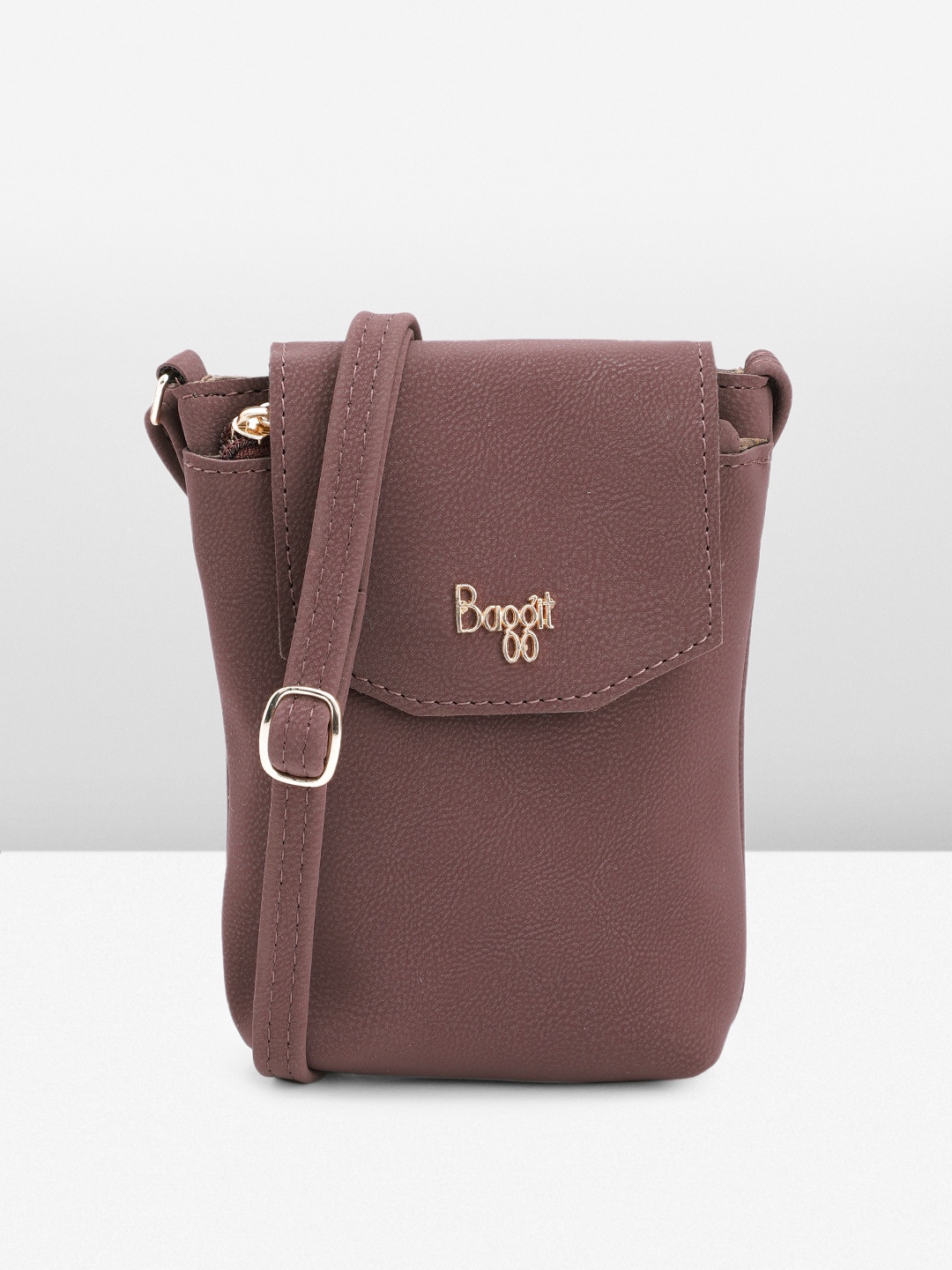 

Baggit Structured Sling Bag, Purple