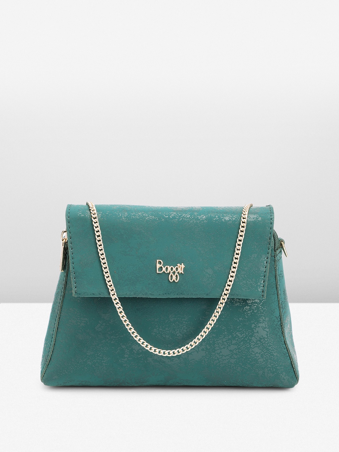 

Baggit Abstract Printed Sling Bag, Teal