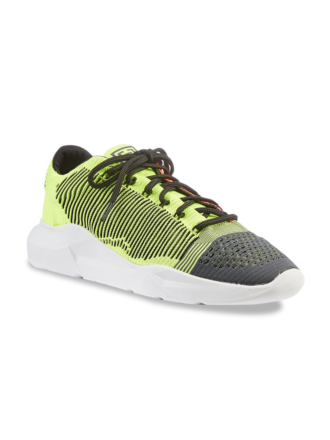 

FREESOUL Woven Design Sneakers, Lime green
