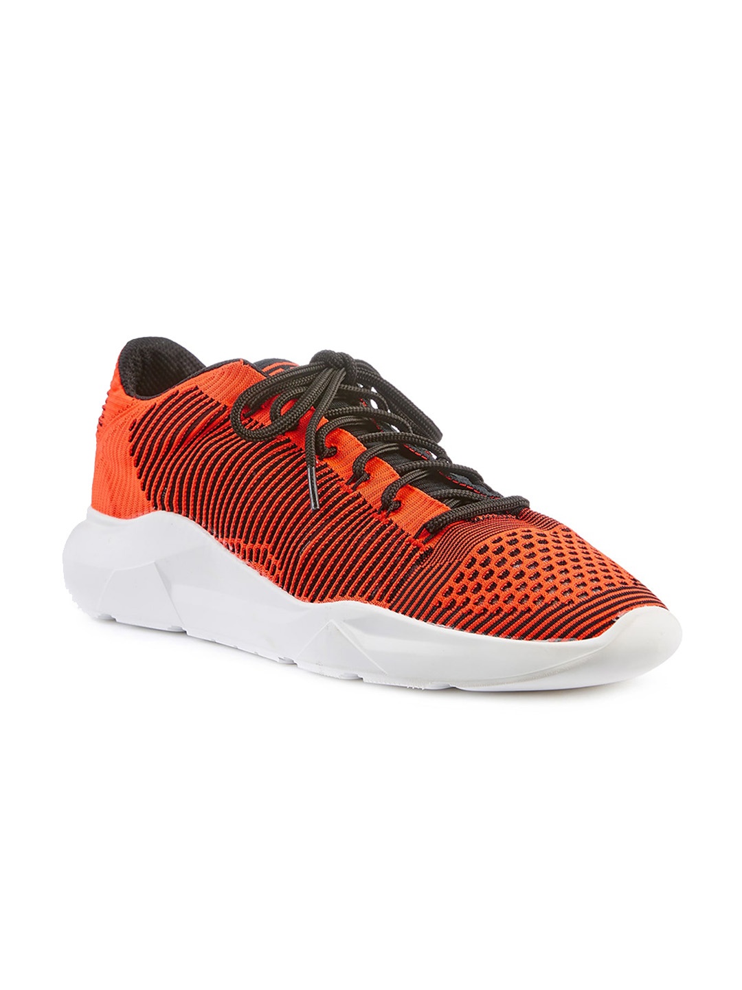 

FREESOUL Woven Design Sneakers, Orange