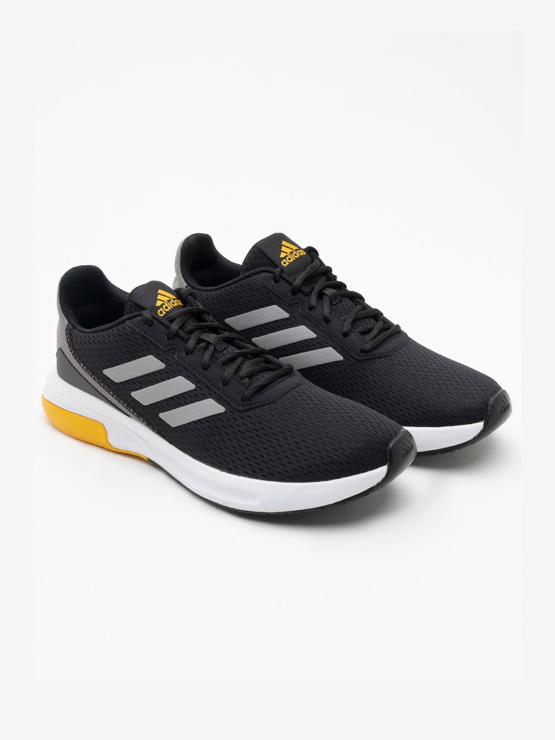 

ADIDAS Men Enig Run 1.0 M Striped Running Sports Shoes, Black