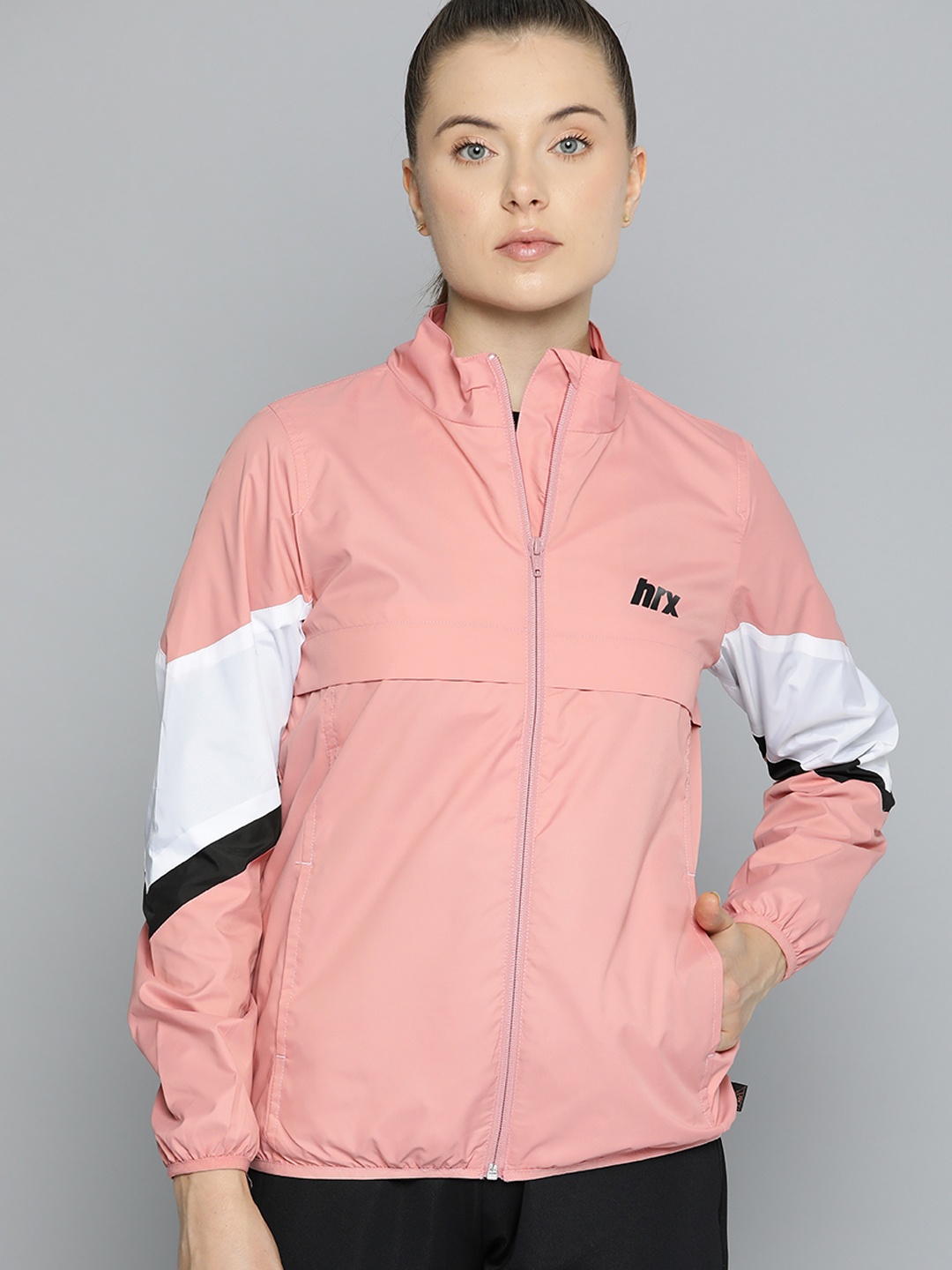 

HRX by Hrithik Roshan Rapid-Dry Outdoor Jacket, Rose