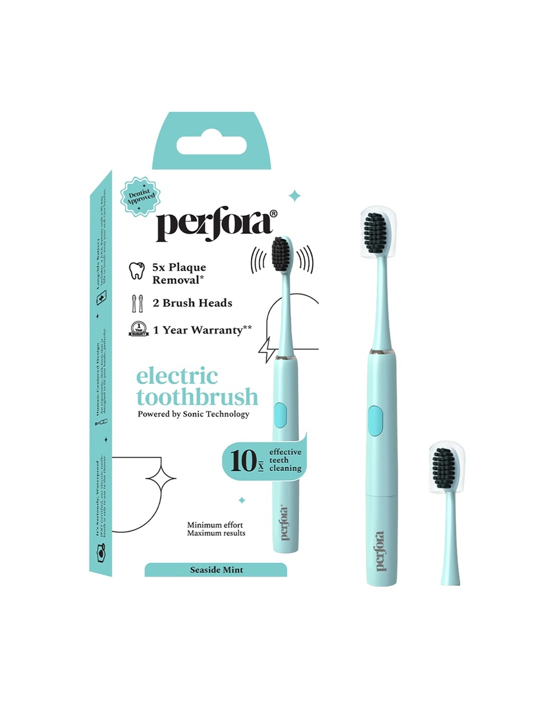 

Perfora Electric Toothbrush - Seaside Mint 002, Sea green