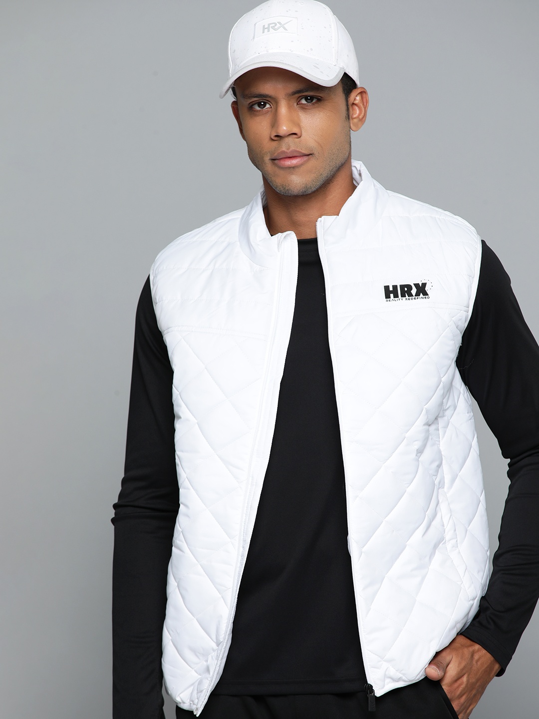 

HRX by Hrithik Roshan Quilted Lifestyle Jacket, White