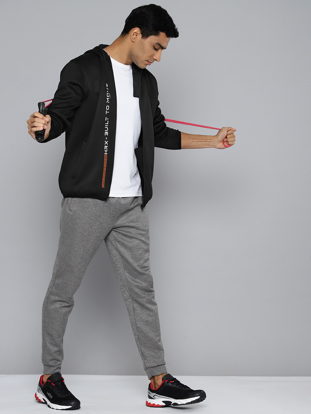

HRX by Hrithik Roshan Rapid-Dry Training Jacket, Black
