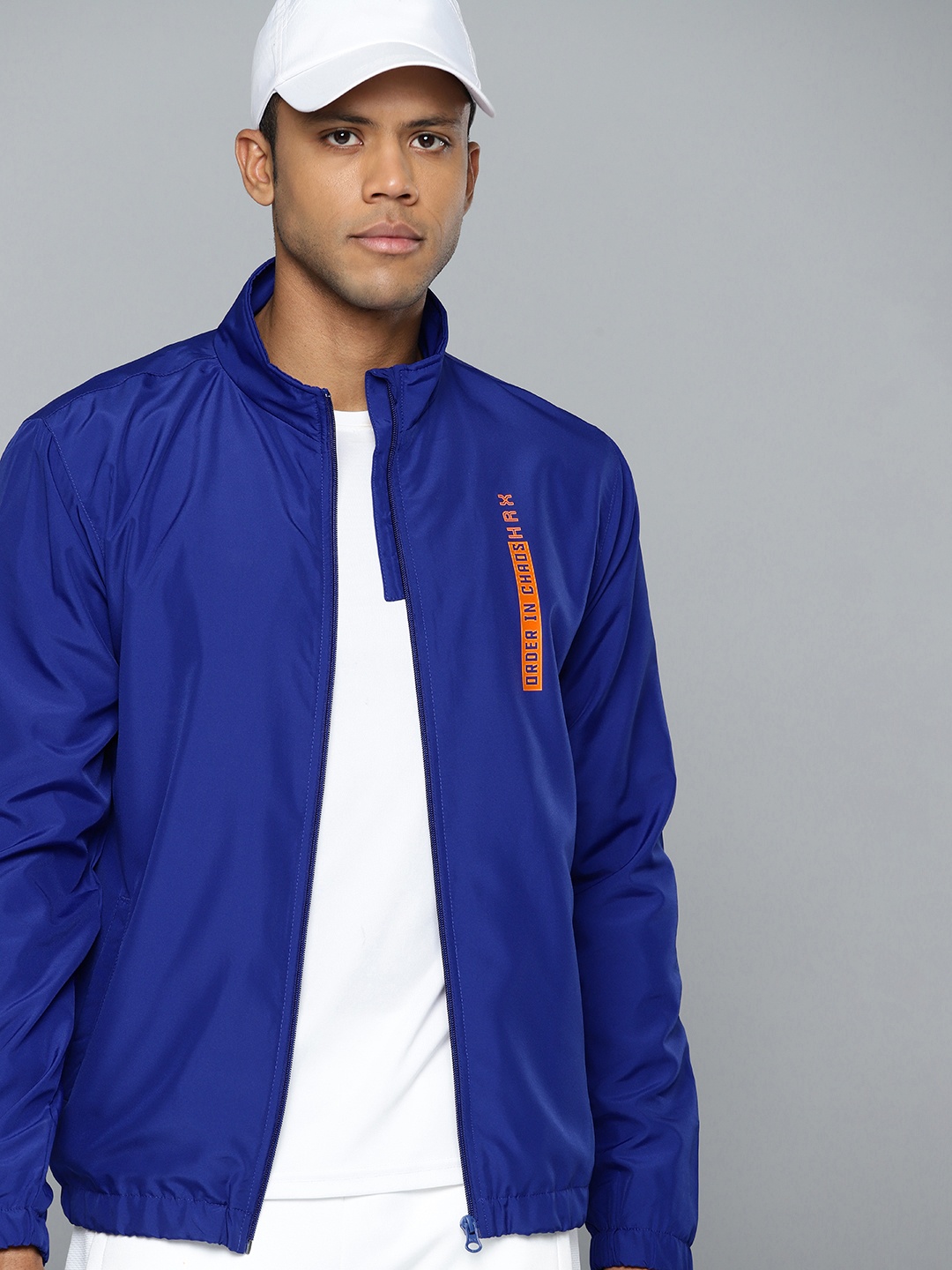 

HRX by Hrithik Roshan Men Solid Training Jacket, Blue