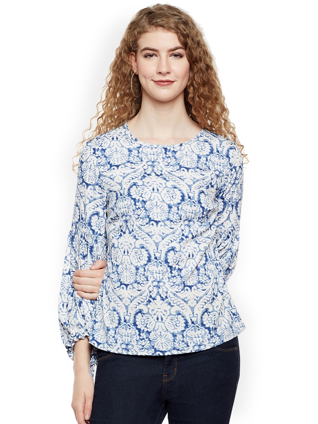 

Oxolloxo Women White Printed Top