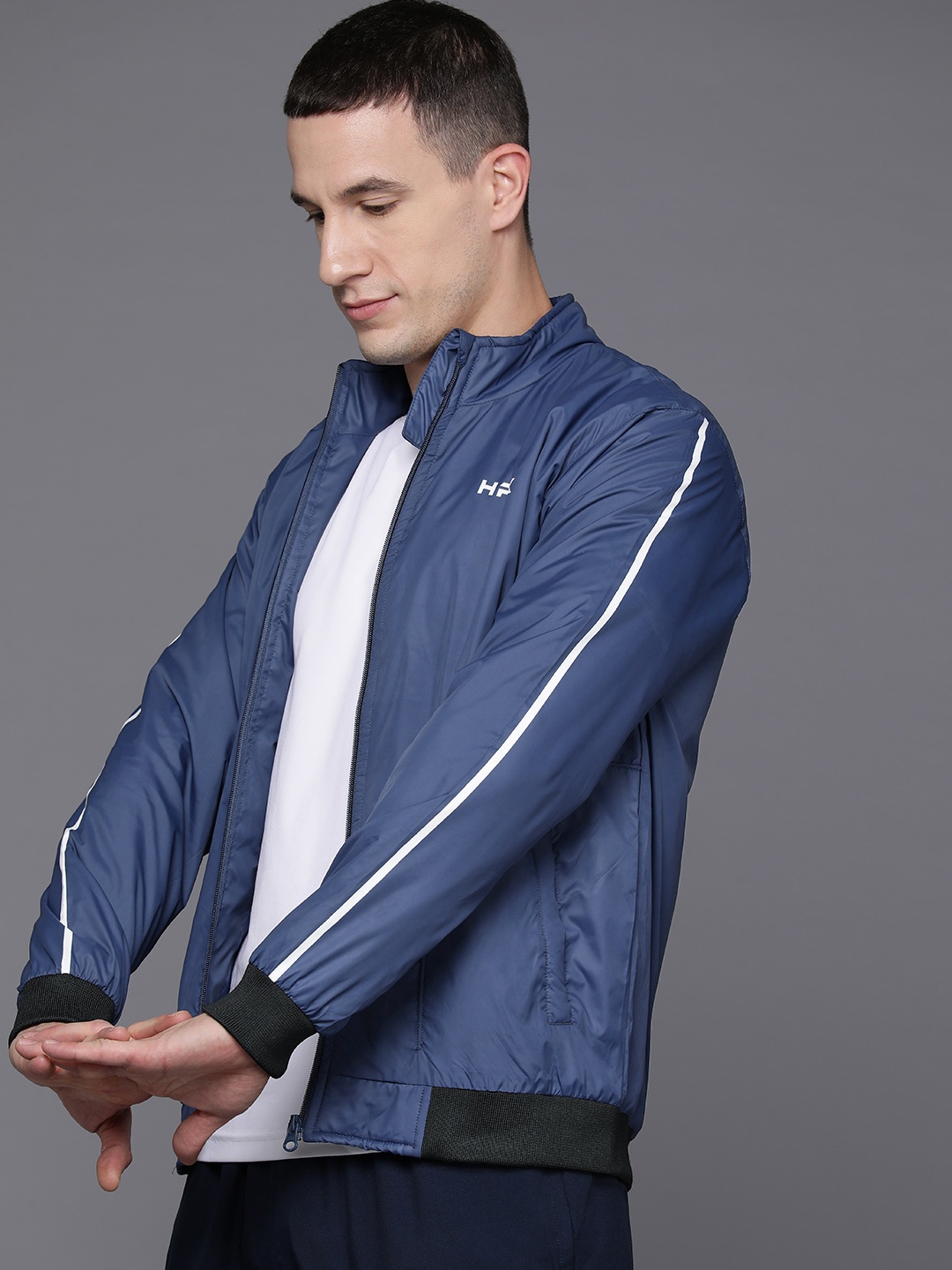 

HRX by Hrithik Roshan Rapid-Dry Training Jacket, Blue