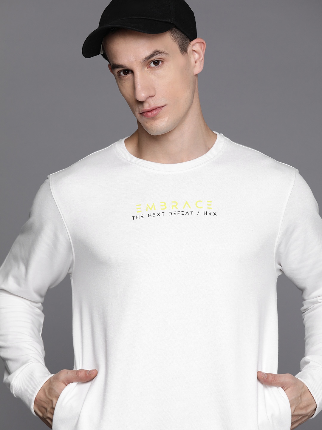 

HRX by Hrithik Roshan Lifestyle Sweatshirt, White