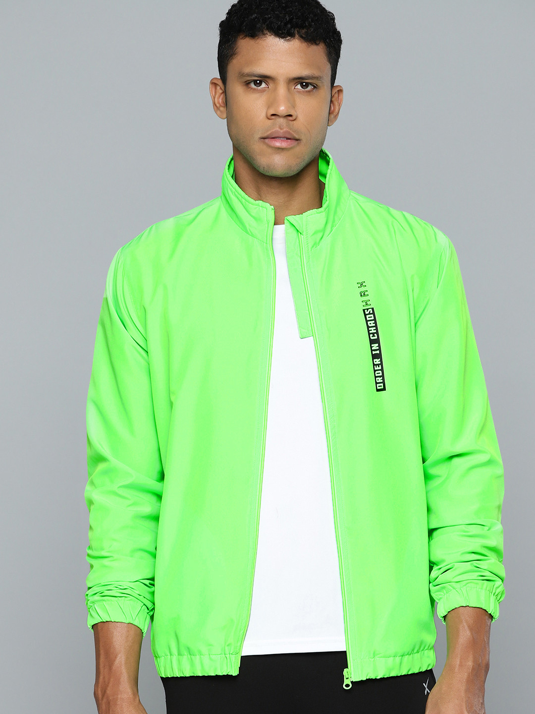

HRX by Hrithik Roshan Men Solid Training Jacket, Green