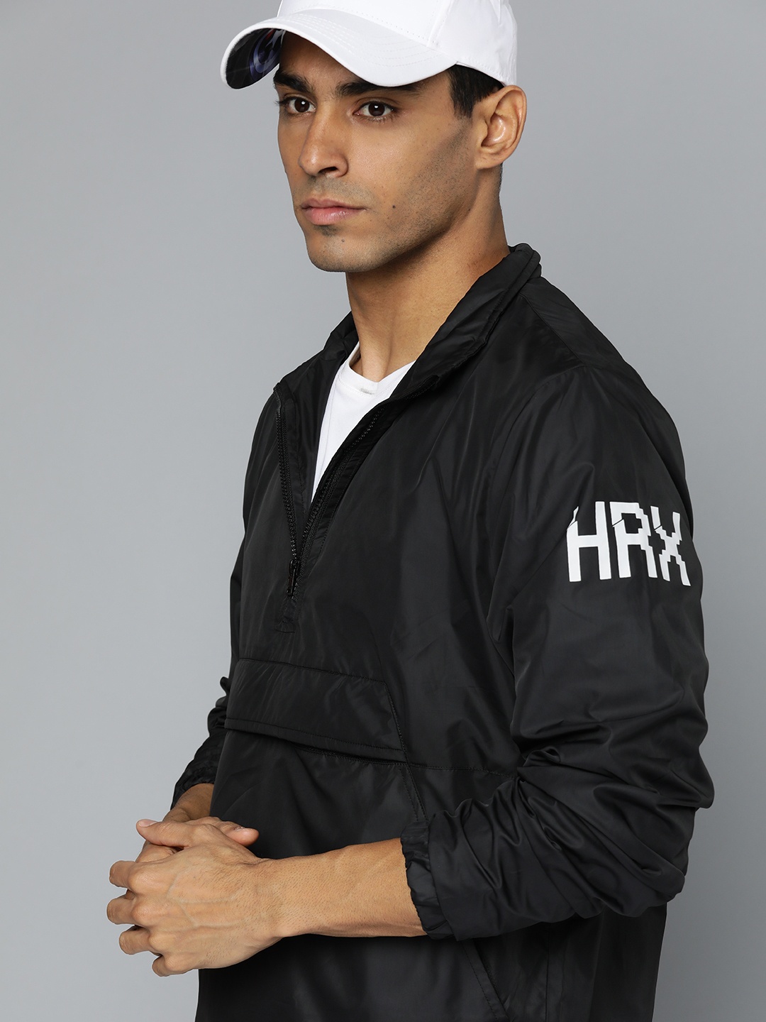 

HRX by Hrithik Roshan Men Black Tailored Jacket