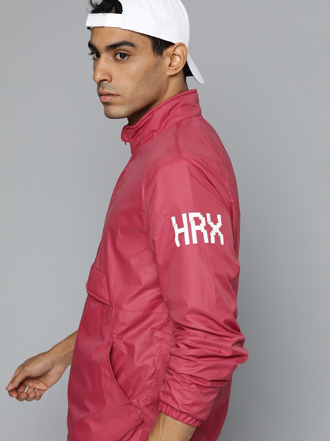 

HRX by Hrithik Roshan Men Pink Tailored Jacket