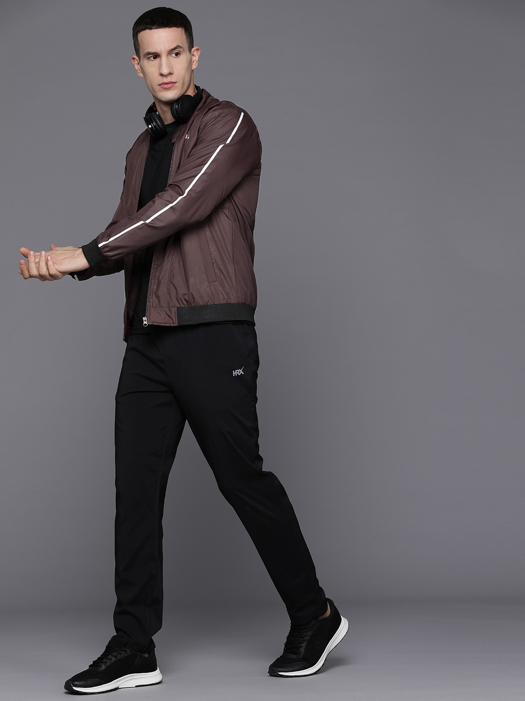 

HRX by Hrithik Roshan Rapid-Dry Training Jacket, Burgundy