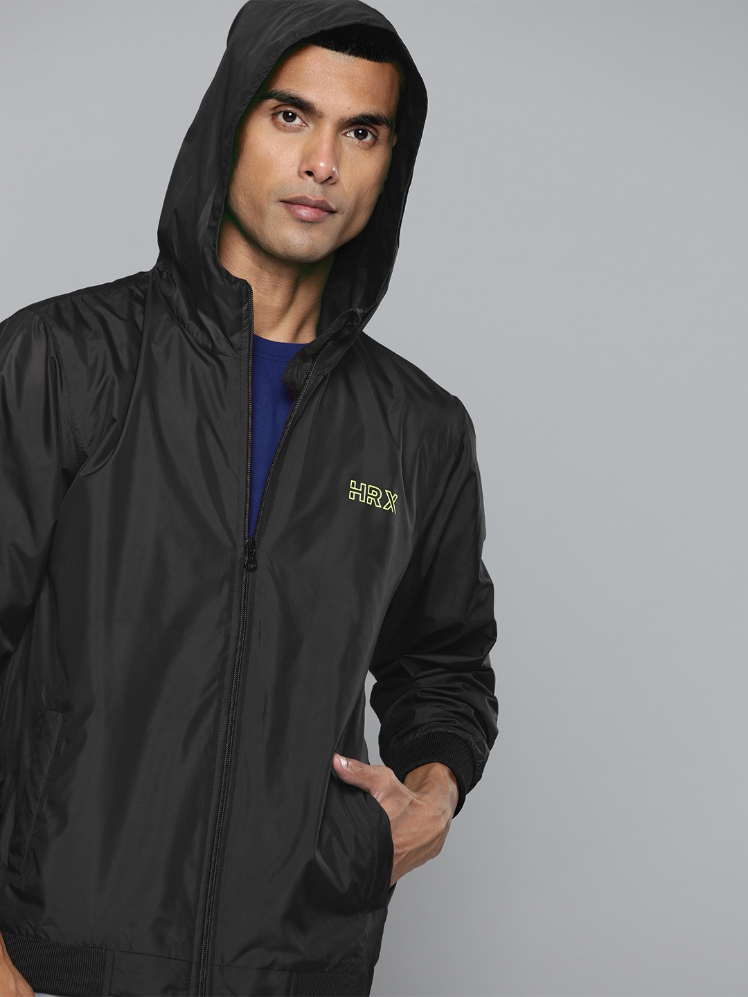 

HRX by Hrithik Roshan Rapid-Dry Training Jacket, Black