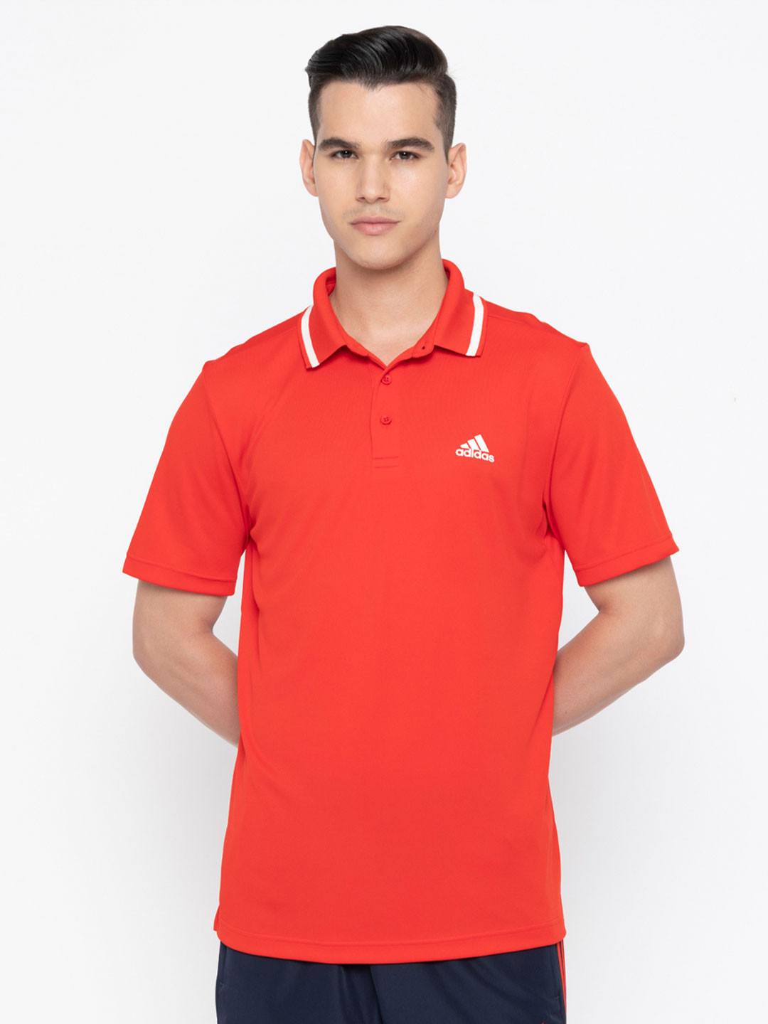 

ADIDAS Men M CS CB Polo T-Shirt, Red