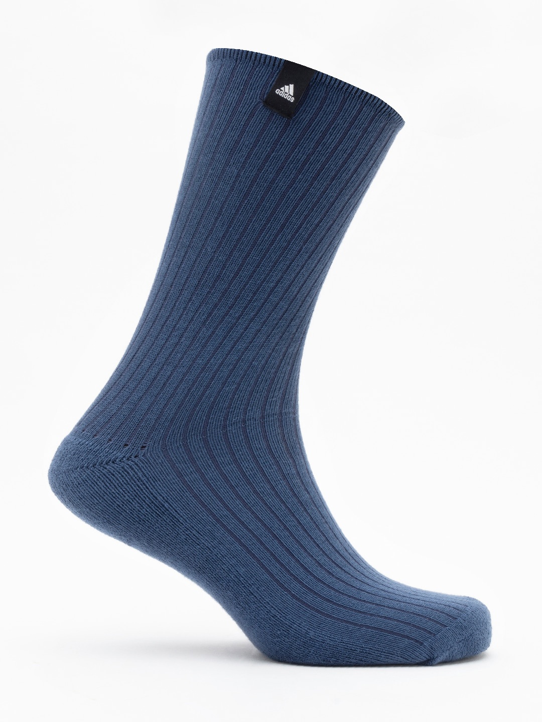 

ADIDAS Men Pack Of 2 CREW1P Patterned Above Ankle Length Socks, Blue