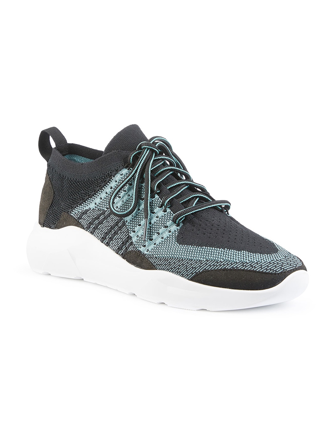 

FREESOUL FREECUT Woven Design Textile Contrast Sole Sneakers, Grey