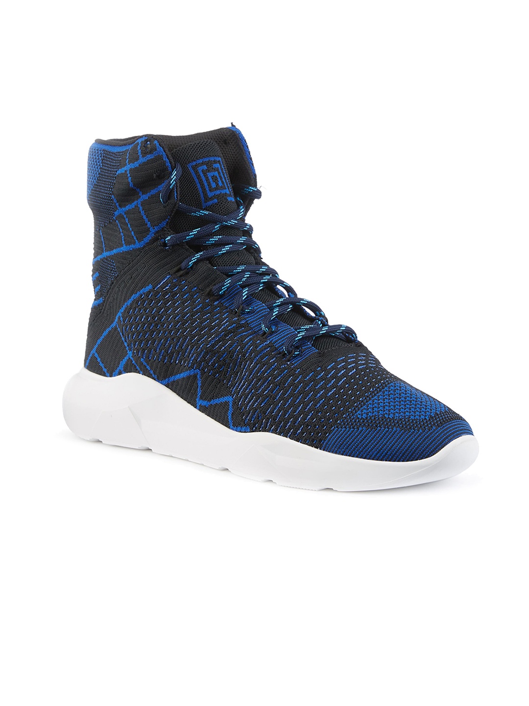 

FREESOUL Woven Design High-Top Sneakers, Blue