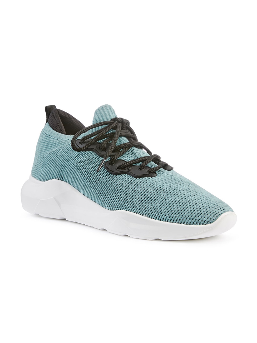 

FREESOUL FREEPATCH Woven Design Textile Contrast Sole Sneakers, Sea green