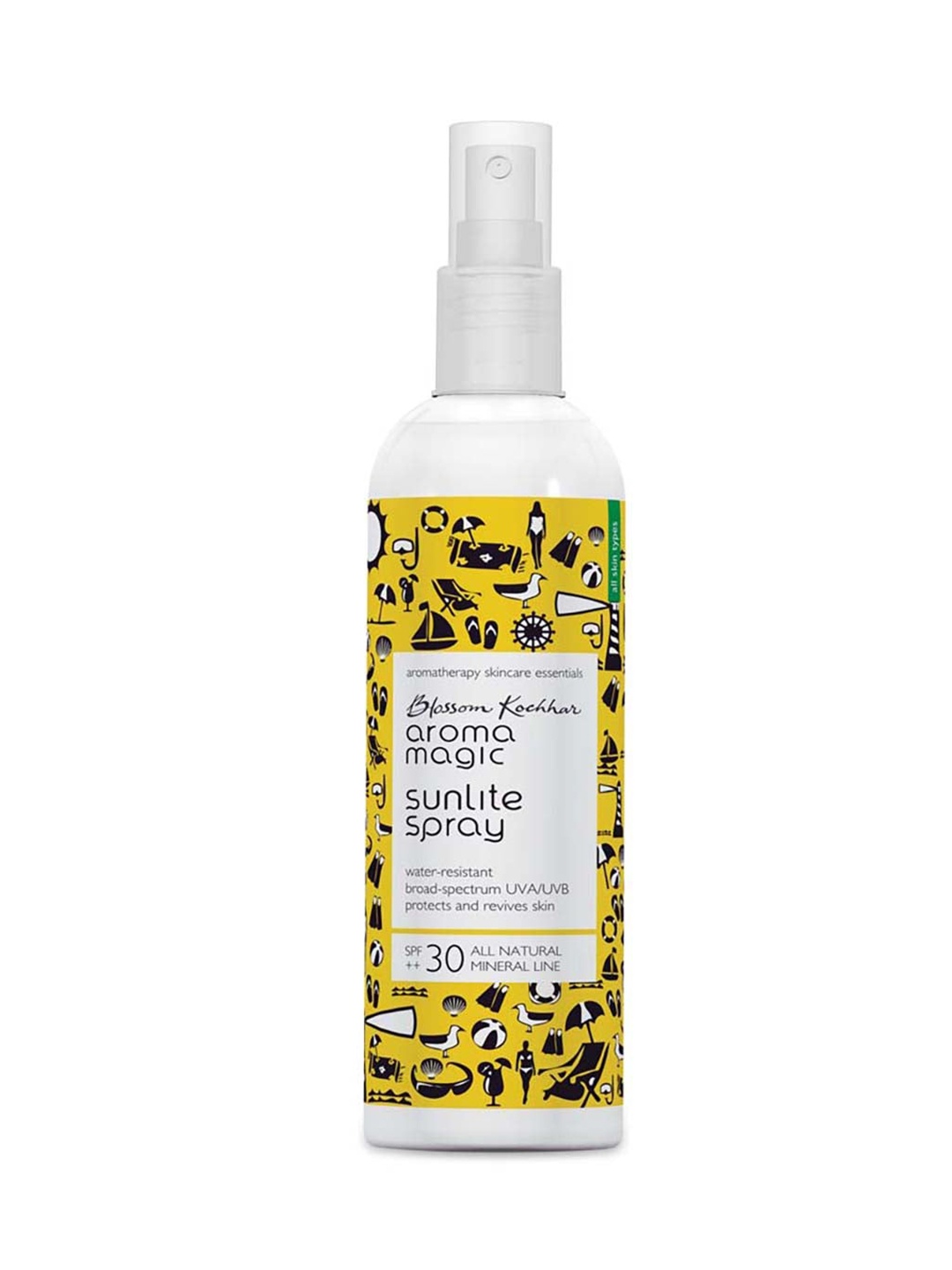 

Aroma Magic Water Resistant SPF 30++ Broad Spectrum Sunlite Spray - 100ml, Yellow