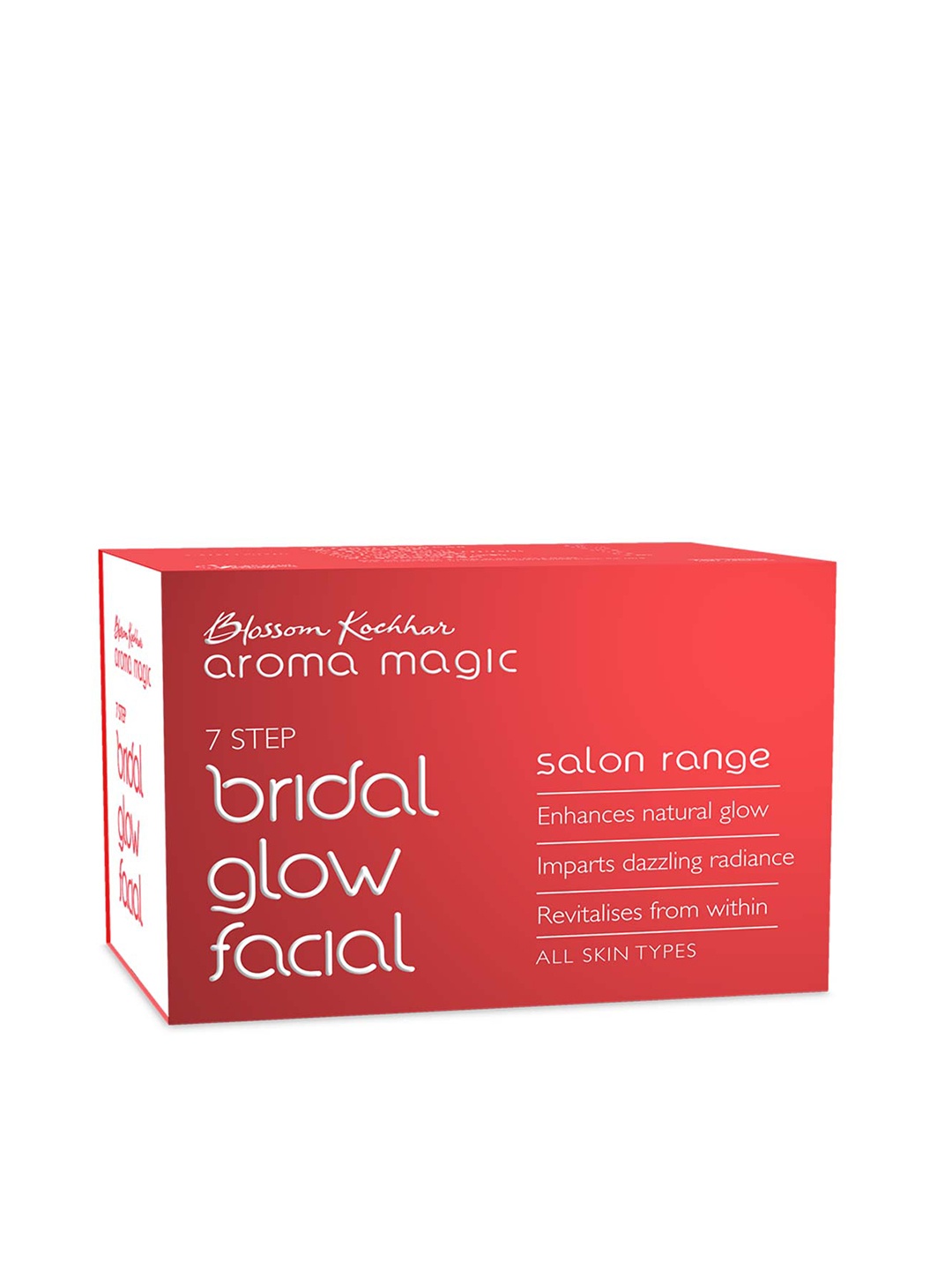 

Aroma Magic 7-Step Salon Range Bridal Glow Facial Kit, Red