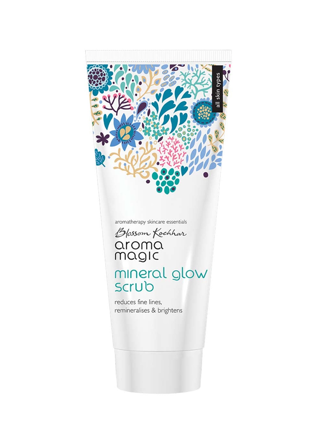 Aroma Magic Mineral Glow Scrub Rice Bran Oil & Aqua Minerals - 200ml, White