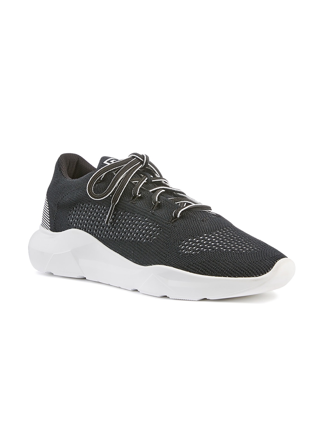 

FREESOUL FREEWAVE Woven Design Textile Contrast Sole Sneakers, Grey