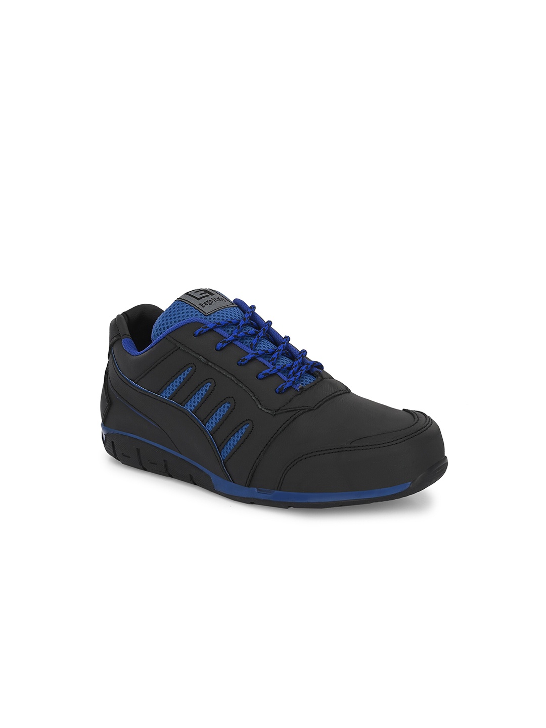 

Eego Italy Men Leather Trekking Non-Marking Shoes, Blue