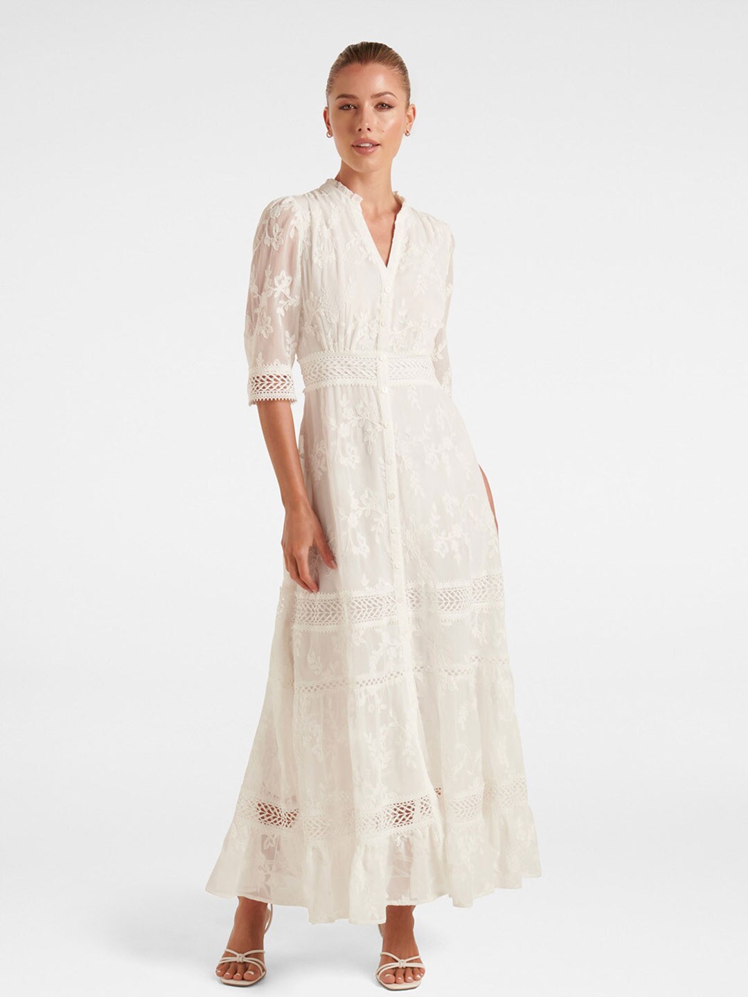 

Forever New Crepe Maxi Dress, White