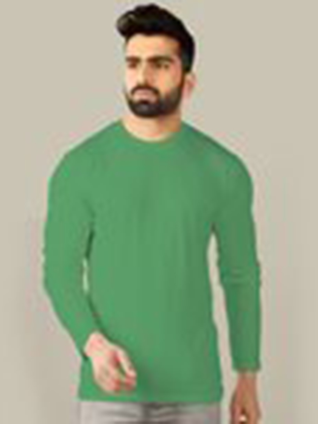 

TRIPR ORIGINALS Round Neck Cotton T-shirt, Green