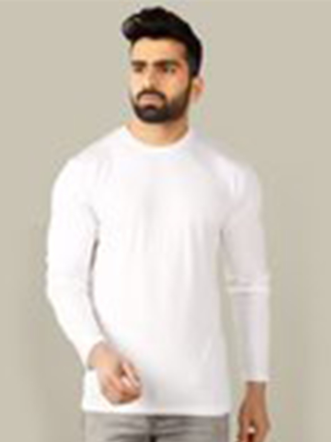

TRIPR ORIGINALS Round Neck Cotton T-shirt, White