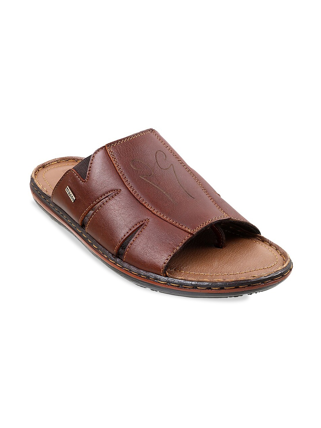 

Metro Men Leather Comfort Sandals, Brown